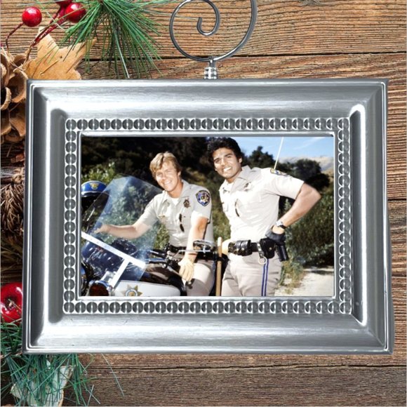 CHiPs Poncherello Ponch Erik Estrada TV Show Memorabilia Christmas Tree Ornament - Picture 1 of 3
